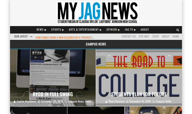 Johnson High school website