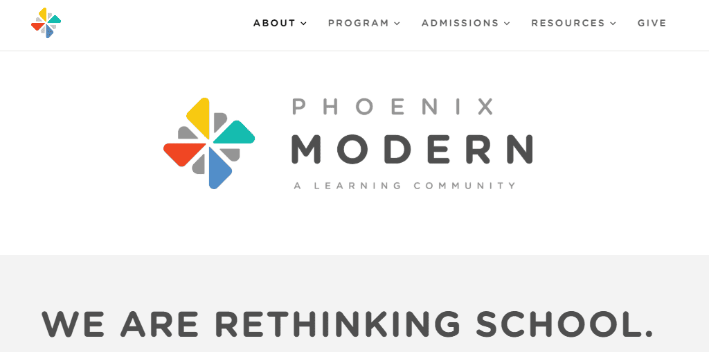 Phoenix Modern website