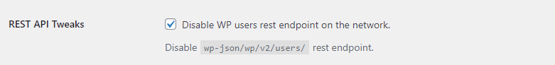 WP users rest endpoint