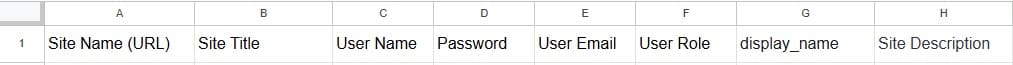 using batch create headings